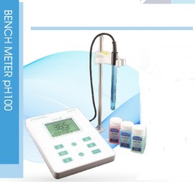 pH Meter Cairan dan Cream, pH100 Bench Meter IONIX